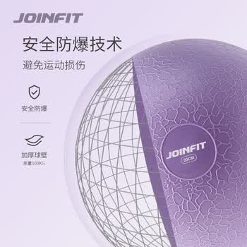 捷英飞（JOINFIT）瑜伽球迷你普拉提球防爆瑜伽健身盆底肌训练瑜伽小球 菘蓝绿20cm