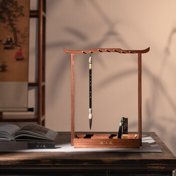 張小鳳文房四宝套装高档笔墨纸砚全套毛笔书法套装成人镇尺砚台摆件节日送礼 顺颂时宜·文房礼盒套装