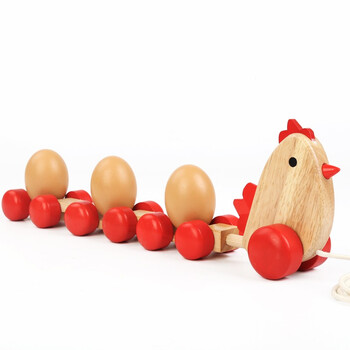 拖拉学步拉线手拉宝宝2岁儿童拉着走的小狗拉绳牵引拉拉车玩具小母鸡拖蛋 图片价格品牌报价 京东