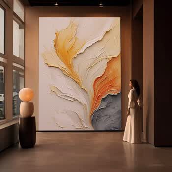 抽象艺术油画- 京东