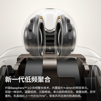 韶音（SHOKZ）【新品上市】OpenDots 2开放式蓝牙耳机耳夹式耳机无线跑步运动耳机适用于苹果手机 白金缮
