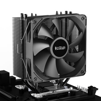 超频三（PCCOOLER）R4000S CPU风冷散热器（支持12/13代/1700/AM4/AM5平台/四热管/黑化//配硅脂）