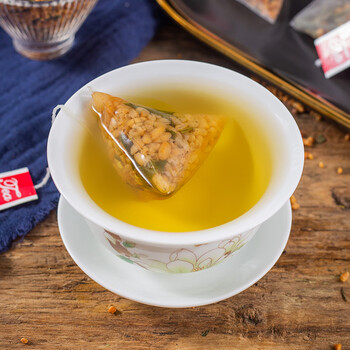 玄米茶100包日式寿司店玄米茶包小袋装蒸青绿茶另售日本饮料茶包内廷