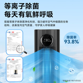 格力（GREE）【等离子除菌】冷风空调扇强力制冷风扇家用遥控水冷风机净化加湿小空调扇制冷电风扇KS-06S70Dg