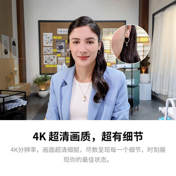 影石（Insta360）Link  AI云台摄像头 4K智能高清网课直播会议面试电脑笔记本视频会议双麦克风