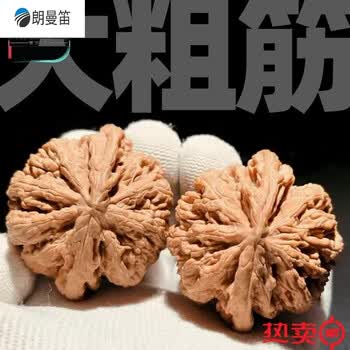 文玩堂：粗筋・ティラノサウルス文玩胡桃（无修整）A级 粗筋文玩核桃价格报价行情- 京东