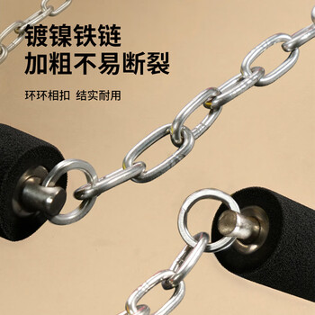 杜威克海绵双节棍儿童成人初学者练习双截棍泡棉玩具二节棍链子型黑色