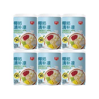春光食品 海南特产 椰奶清补凉245g*6 代餐椰汁植物蛋白饮料箱装