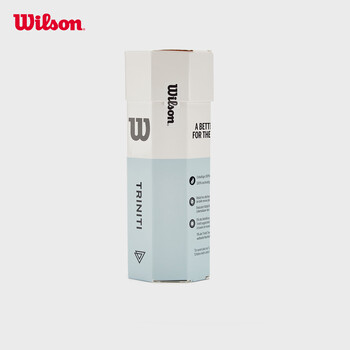 Wilson威尔胜TRINITI全场地专业比赛网球 3颗装【球上数字随机】