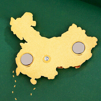 小雕匠中国龙地图创意地标金属冰箱贴磁贴北京故宫天坛南京博物院文创国风特色旅游纪念生日礼物