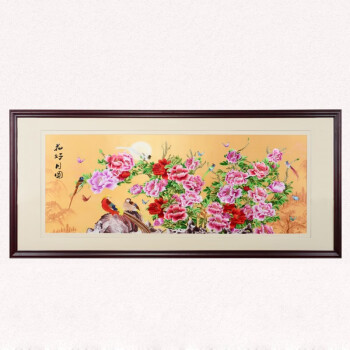 花好月圓 畫心:58x168;帶框:88x208cm