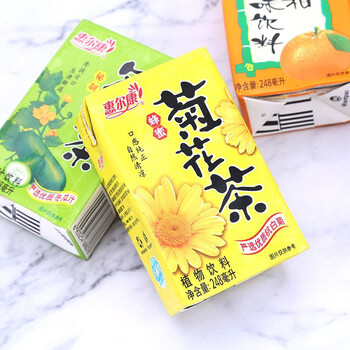 植物凉茶饮料菊花茶冬瓜茶整箱24盒清凉茶饮料夏日消暑饮品 冬瓜茶248