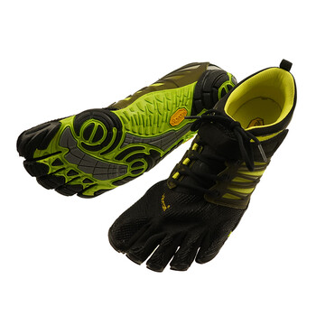 vibram fivefingers v-train 脚趾鞋五指鞋男鞋健身训练佳选 黑黄色