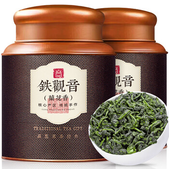 音朗 茶叶2026新茶安溪铁观音清香型兰香特级端午礼盒送长辈2罐共500g