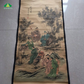 竹林七贤国画价格报价行情- 京东