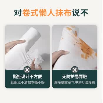 MR一次性2提装懒人抹布抽取式厨房用纸巾悬挂式抹布洗碗布