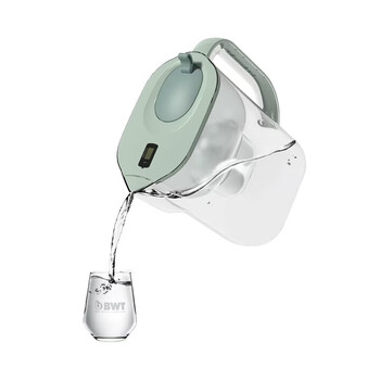 倍世（BWT）滤水壶家用过滤净水器大容量母婴水壶 G5系列 4.3L（沧浪青）一壶6芯 镁离子滤芯【半年装】