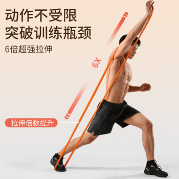 PROIRON普力艾 阻力带圆边弹力带健身引体向上助力瑜伽拉伸带 黄20-35KG
