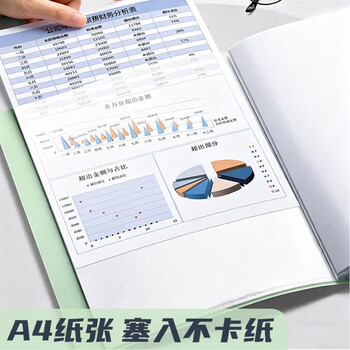 绿文A4加厚30页资料册莫兰迪粉色多层插页学生试卷收集袋册孕检档案合同乐谱册奖状北欧夹收纳整理画册 绿文A4加厚30页资料册莫兰迪粉色多层插页学生试卷收集袋册孕检档案合同乐谱册奖状北欧夹收纳整理画册