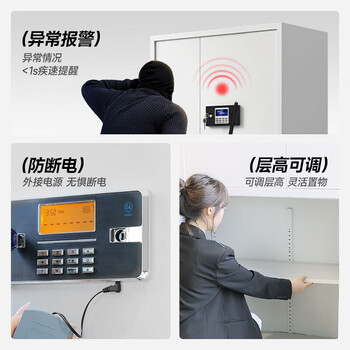 奈高（NAIGAO）保密柜文件柜铁皮柜资料柜国家保密认证智能密码锁铁皮柜防盗柜