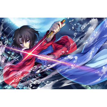 fate周边海报 动漫系列saber吾王二次元宿舍卧室超大壁纸墙贴墙纸定制