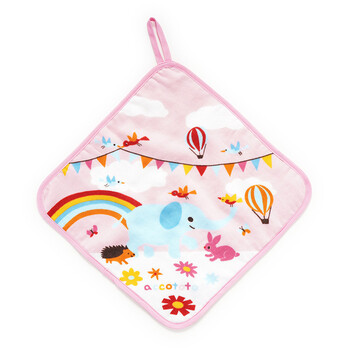 儿童挂钩毛巾儿童挂钩擦手巾卡通毛巾玩具总动员吸水幼儿园擦手巾挂式