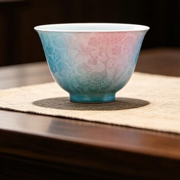 景德镇粉彩茶具- 京东