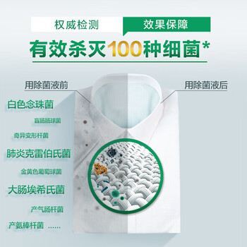 滴露（Dettol）衣物消毒液3L 高效杀菌除螨除味内衣裤清洁剂 可配洗衣液柠檬香