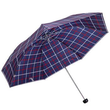 
                                        
                                                            天堂伞 三折雨伞晴雨伞男女商务伞57cm*7骨 339格子深藏青                