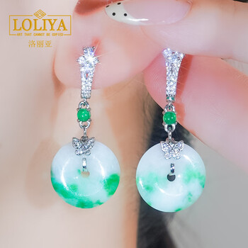 翡翠耳坠镶嵌品牌及商品- 京东