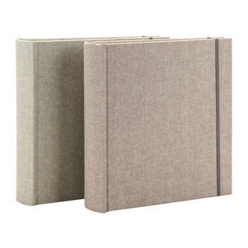 NCL仲林插袋式布艺相册200张6寸/影集/家庭相薄 绿色照片书  NB-2UP6-GR