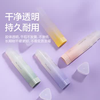 纽赛（NUSIGN）21gACR三角固体胶棒高粘度无甲醛 儿童手工果冻胶棒安全速干 1支随机颜色 NS150 得力旗下高端品牌