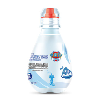 屈臣氏儿童水汪汪队款宝宝水200mL*12瓶蒸馏水纯净水整箱小瓶水赠盲卡