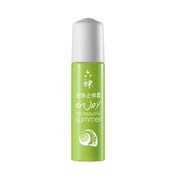 六神 195ml六神 止痒花露水+走珠止痒露9ml 温和舒缓 全家适用