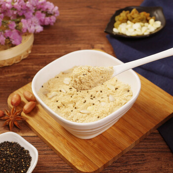 德富祥西安特产早餐代餐粉 五仁咸五仁甜八宝咸八宝甜杏仁油茶五连包