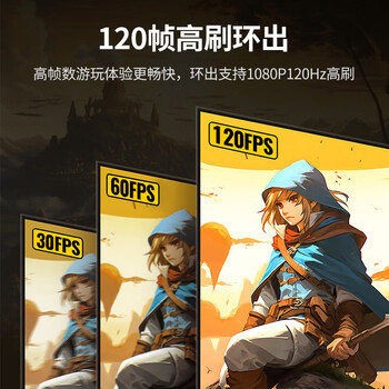 绿联HDMI视频采集卡2K高清 适用索尼佳能尼康相机Switch2/PS5手机iPad平板电脑游戏直播录制USB采集器