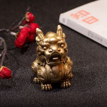青铜麒麟摆件品牌及商品- 京东