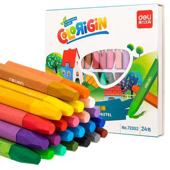得力(deli)24色油画棒蜡笔易上色炫彩棒彩笔儿童幼儿学生画画绘画文具彩色女孩儿童热门商品 得力(deli)24色油画棒蜡笔易上色炫彩棒彩笔儿童幼儿学生画画绘画文具彩色女孩儿童热门商品