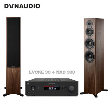 丹拿（DYNAUDIO）重现系列 Evoke 50 HiFi无源落地音响发烧音箱2.0声道 EVOKE50备注颜色+NAD C388