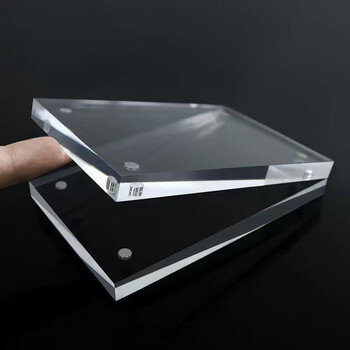 咕卡麻将迷你强磁咕卡小卡砖亚克力透明咕盘卡圆角磁吸相框咕麻将 4*6