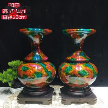 七彩玉花瓶价格报价行情- 京东