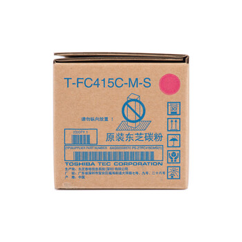东芝(TOSHIBA)T-FC415CMS 墨粉 适用东芝2010/2110/2510/2610/2515/2615/3015/3115/3515/3615/4515/4615/5015AC等 品红 东芝(TOSHIBA)T-FC415CMS 墨粉 适用东芝2010/2110/2510/2610/2515/2615/3015/3115/3515/3615/4515/4615/5015AC等 品红