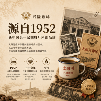 兴隆咖啡太阳河海南特产罗布斯塔咖啡豆手冲焦香浓郁南忘炭烧风味果香浓醇