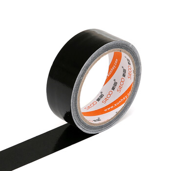 斯图(sitoo)强力布基胶带 高粘性耐磨防水 地毯固定管道修补窗户防风密封 36mm*10m 黑色 1卷装 斯图(sitoo)强力布基胶带 高粘性耐磨防水 地毯固定管道修补窗户防风密封 36mm*10m 黑色 1卷装