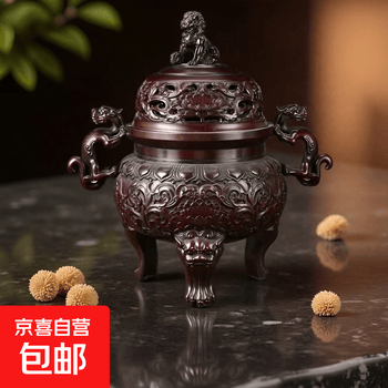 宣德款铜香炉价格报价行情- 京东