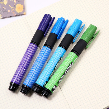 派通(Pentel)彩色圆头油漆笔 防水速干记号笔粗头大字广告笔MMP20 天蓝色单支装 派通(Pentel)彩色圆头油漆笔 防水速干记号笔粗头大字广告笔MMP20 天蓝色单支装