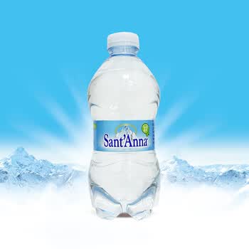 圣安娜（Sant Anna）天然饮用水 350ml*12整提装意大利原装进口高海拔水源天然水