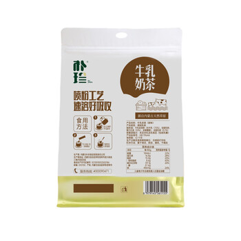 朴珍鲜牛乳奶茶内蒙早餐锡兰红茶0蔗糖冲饮速溶甜味奶茶粉20包400g