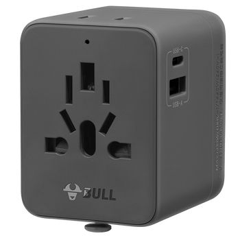 公牛（BULL）15W USB多国旅行插座转换插头/出国旅行出差留学超功率保护插头欧标美标澳标英标GN-L10U15