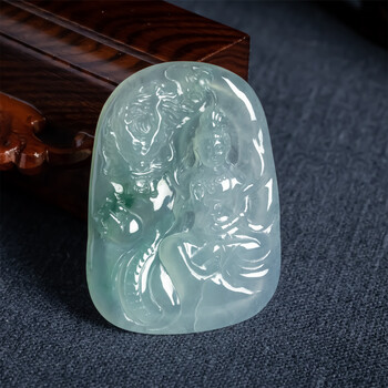 冰种飘花翡翠挂件品牌及商品- 京东
